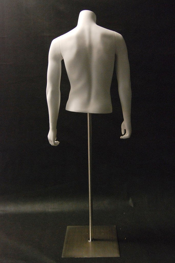 Male 3/4 Torso W/Head - Las Vegas Mannequins